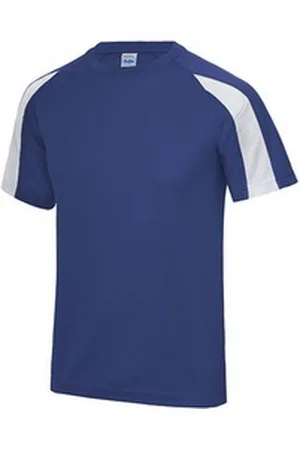 Just Cool Trainingsshirt Contrast Cool Sport T-Shirt + WRAP zertifiziert XS
