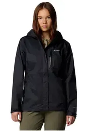 Columbia Outdoorjacke Damen Wanderjacke POURING ADVENTURE III JACKET (1-St) schwarz L
