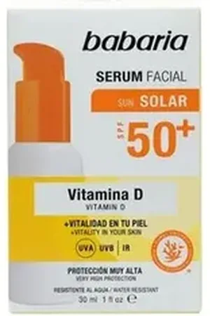 Babaria Sonnenschutzpflege Vitamin D Wasserdichtes Gesichtsserum Spf50+ 30Ml
