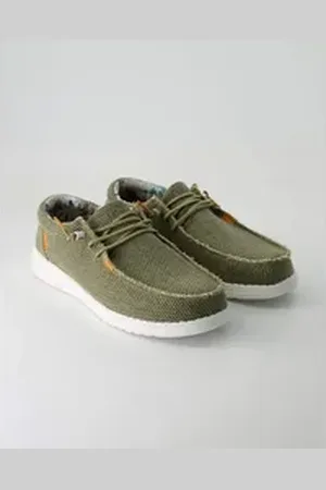 FUSION Jack Jute moss Slipper grün 43 EU