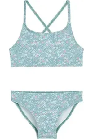 Playshoes Bügel-Bikini Uv-Schutz Bikini Geblümt blau 158/164
