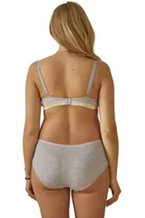 Vertbaudet Umstandsslip grau|rosa 40/42