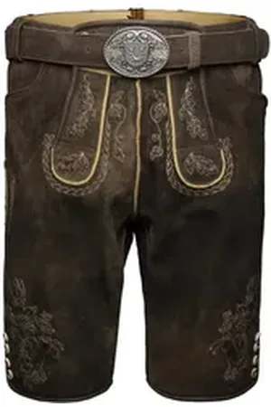 KRÜGER Trachtenlederhose Theodor Herren braun 46