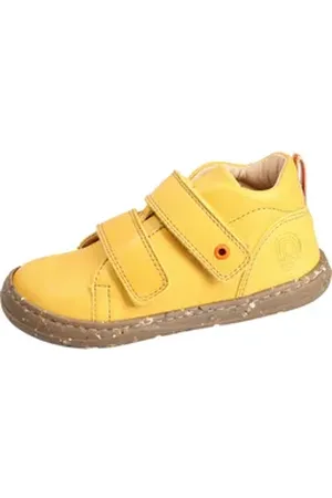 Däumling Unisex Kinder Lauflern Bamba Lauflernschu Klettstiefel gelb 25,0