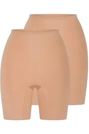 Mey Lange Unterhose 2er Pack Simply Better Invisibles (Spar-Set, 2-St) Langbein Schlüpfer - Blickdicht braun XL