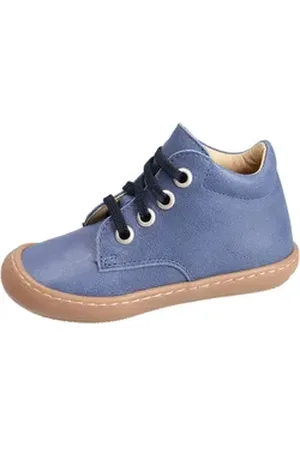 Däumling Unisex Kinder Lauflern Salli Lauflernschu Schnürstiefel blau 25,0