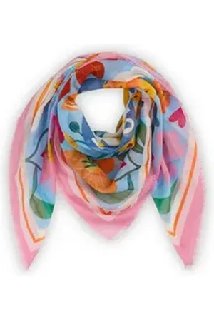 Codello Dreieckstuch Dreieckstuch LOVE MUM, Plakatives „LIKE NO OTHER MOTHER" Statement bunt