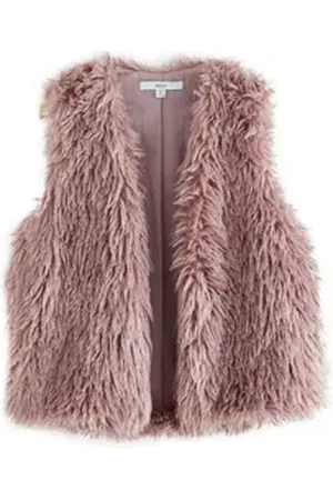 Next Steppweste Weste aus Kunstfell (1-tlg) rosa XL