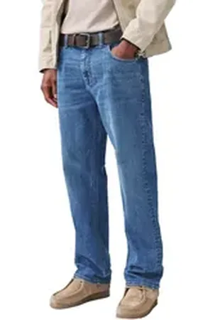 Next Straight-Jeans Signature Jeans mit Gürtel, Straight Fit (2-tlg) blau 40