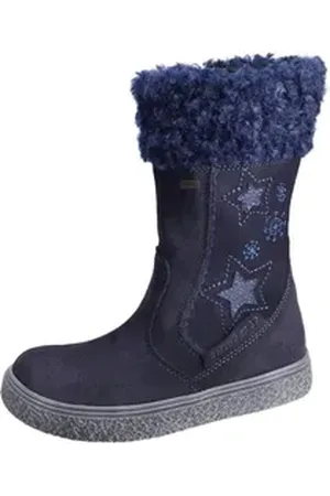 Däumling Unisex Kinder Kleinkinder Wren Stiefel Winterstiefel blau 26,0
