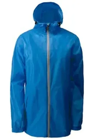 Joluvi Regenjacke RAIN PACK für Herren, mit Packbeutel, Funktionsjacke blau L
