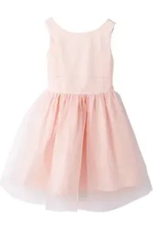 Vertbaudet Minikleid Festliches Mädchenkleid, Satin und Tüll rosa 158