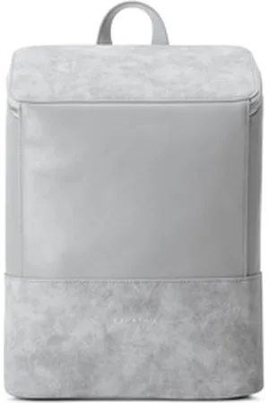 Expatrié Cityrucksack MALOU Rucksack Damen, Tagesrucksack, Elegantes Design, Verstecktes Seitenfach grau