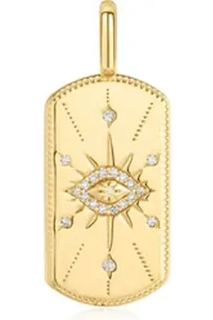 ANIA HAIE Kettenanhänger Damen-Charm 925er Silber goldfarben