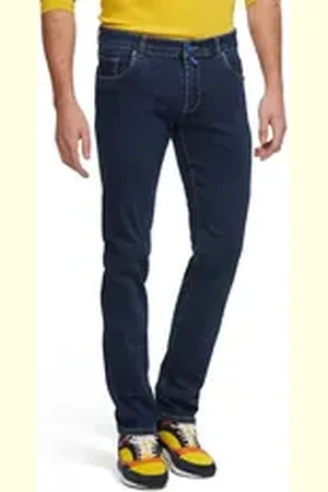 Meyer 5-Pocket-Jeans M5 Super-Slim mit Super Stretch-Denim blau 30