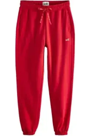Next Loungehose Self. Jogginghose mit Bündchen aus Baumwollgemisch (1-tlg) rot XS