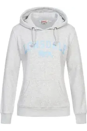 Lonsdale London Hoodie Damen Kapuzenpullover Balnacoil blau L