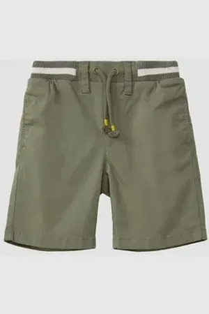 QS by s.Oliver Cargoshorts Bermuda aus Baumwollstretch mit Rippbund 98