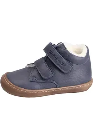 Däumling Unisex Kinder Lauflern Suri Lauflernschuh Klettstiefel blau 24,0