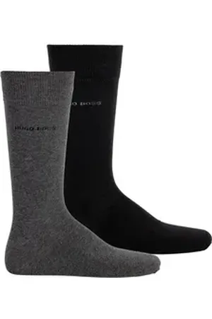HUGO BOSS Kurzsocken Herren 2er Pack Baumwolle (Packung, 2er Pack) blau|bunt|grau EU 43-46