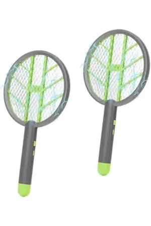 GENIUS Fliegenklatsche Elektrische Fliegenklatsche, Set 6-tlg., Flexibel, Wiederaufladbar, Einfache Verwendung, Umweltfreundlich