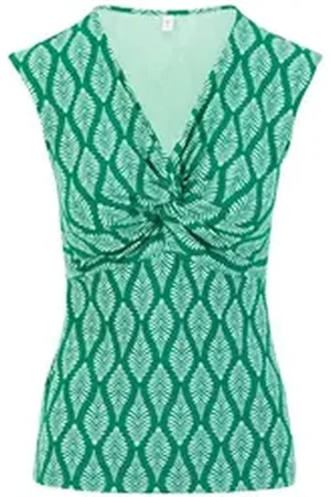 Blutsgeschwister Shirttop - Damen Top Savanna Knot grün S
