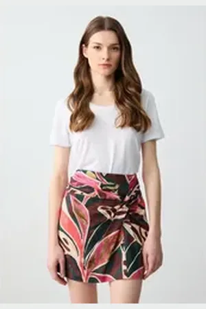 Jimmy Key Minirock Geweven veelkleurige rok bunt XS