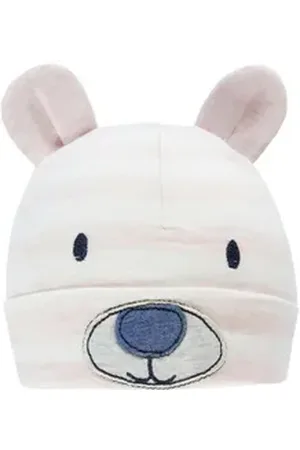 Döll Ballonmütze DÖLL® Baby Mädchen Jersey Topfmütze Bär rosa 43