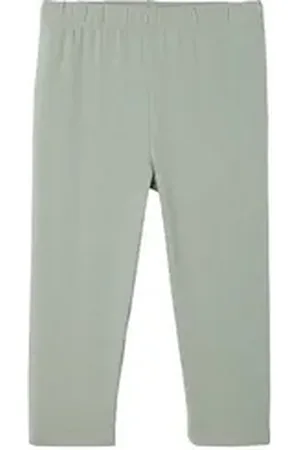 Vertbaudet Leggings 3/4-Leggings für Mädchen BASIC Dehnbund grün 146/152