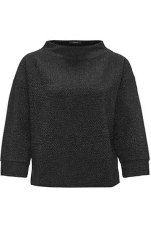 Opus Langarmshirt schwarz 42