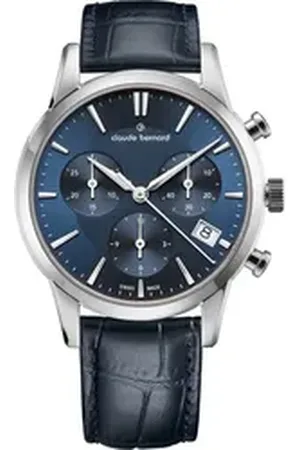 Claude Bernard Quarzuhr 10231-3-BUIN Damenuhr Classic Chronograph 35mm 5ATM 10231-3-BUIN Damenuhr Classic Chronograph 35mm 5ATM