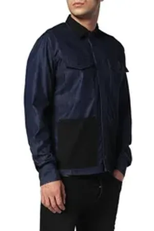 Diesel Langarmhemd D-Filip Camicia blau