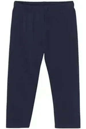 Vertbaudet Leggings 3/4-Leggings für Mädchen BASIC Dehnbund blau 140