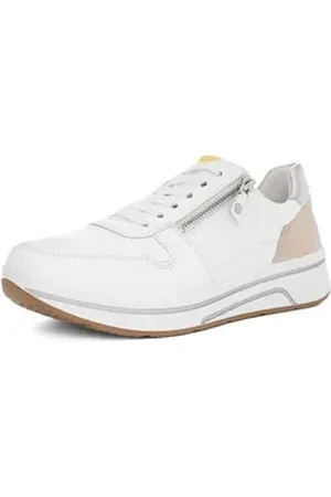ARA Damen Sneaker Sapporo Sneaker silberfarben|weiß 36,5 EU