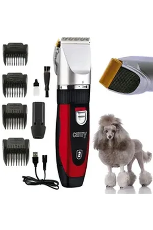Adler Hundeschermaschine Camry Haustier-Schermaschine Haarschneider Rasierer CR 2821 rot|schwarz