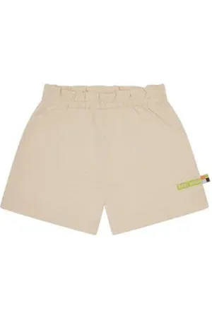 loud + proud Shorts einfarbig Biobaumwolle beige 74/80