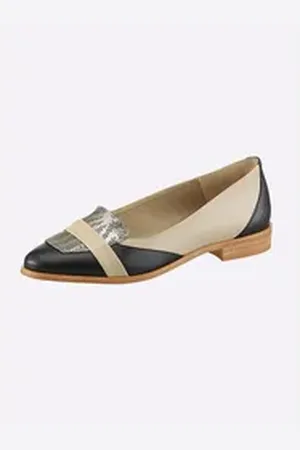 Heine Slipper Slipper braun|schwarz 41 EU