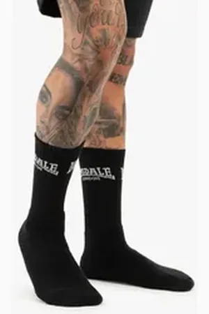 Lonsdale London Socken Gilbert Unisex Sportsocken 6Er-Pack schwarz 39-42