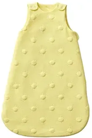 Vertbaudet Babyschlafsack, Sommerschlafsack, 1 TOG beige|gelb 68CM