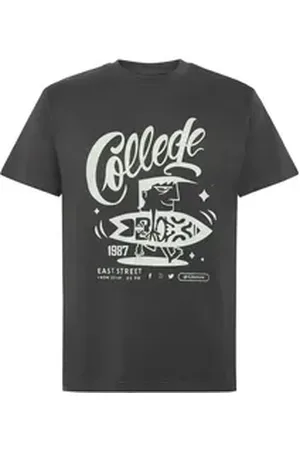 Grunt T-Shirt GRAmarin (1-tlg) T-Shirt “GRAmarin” – Stylisches Jungen Shirt mit Print grau 164