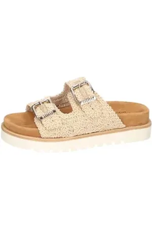 Mustang Damen Pantolette Sandale beige 38 EU
