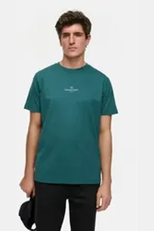 Kronstadt T-Shirt KSConrad Organic T-Shirt mit Rundhals-Ausschnitt aus 100% Bio-Baumwolle blau S