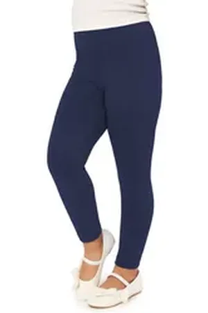 Merry Style Leggings Mädchen Lange Hose Freizeithose mit weitem Bein MS10-130 (1-tlg) elastischer Bund blau 110
