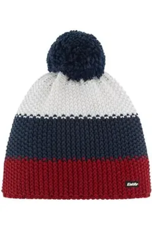 Eisbär Fleecemütze Star Pompon MÜ burgund/Stick+Pom: fiery red