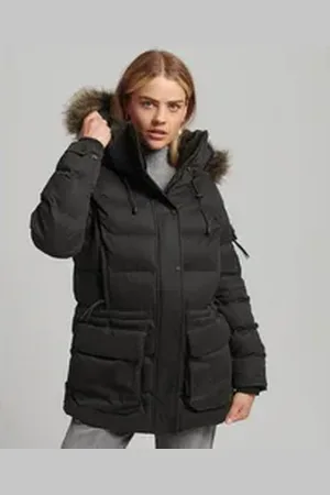 Superdry Steppjacke (1-St) schwarz 40