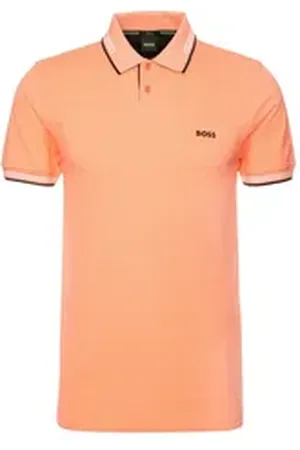 HUGO BOSS Poloshirt Paul (1-tlg) blau|rot L