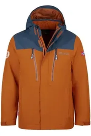 TROLLKIDS 3-in-1-Funktionsjacke Preikestolen blau|orange 92