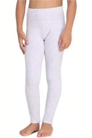 Merry Style Leggings Mädchen Lange Leggings aus Baumwolle MS10-252 (1-tlg) elastischer Bund grau 128