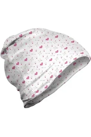 Abakuhaus Beanie Wandern im Freien Pfeil Romantischer Amor Herz-Entwurf rosa