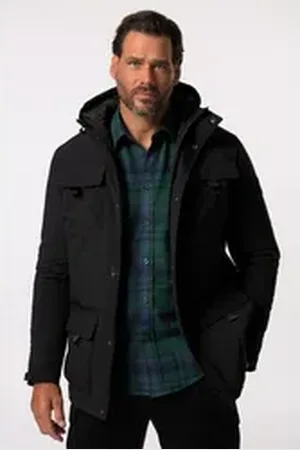 JP 1880 Parka JP 1880 Fieldjacket Outdoor windabweisend Kapuze schwarz XL